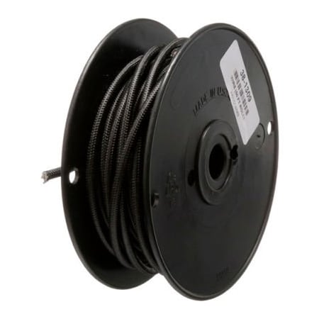 Allpoints Allpoints 38-1309 High Temperature Wire, No 10 Gauge, Stranded SF2, Black, 50' Roll 381309